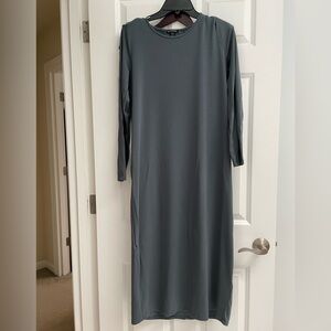 Eileen Fisher Charcoal Long Sleeve Dress